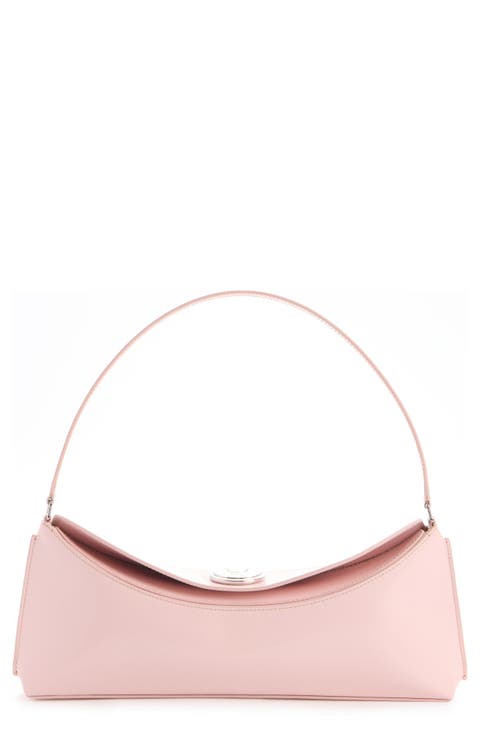 The Ovalo Glazed Leather Shoulder Bag