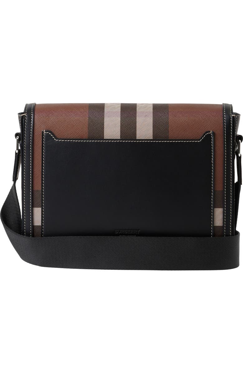 Burberry Small Alfred Check Coated Canvas Crossbody Bag, Alternate, color,