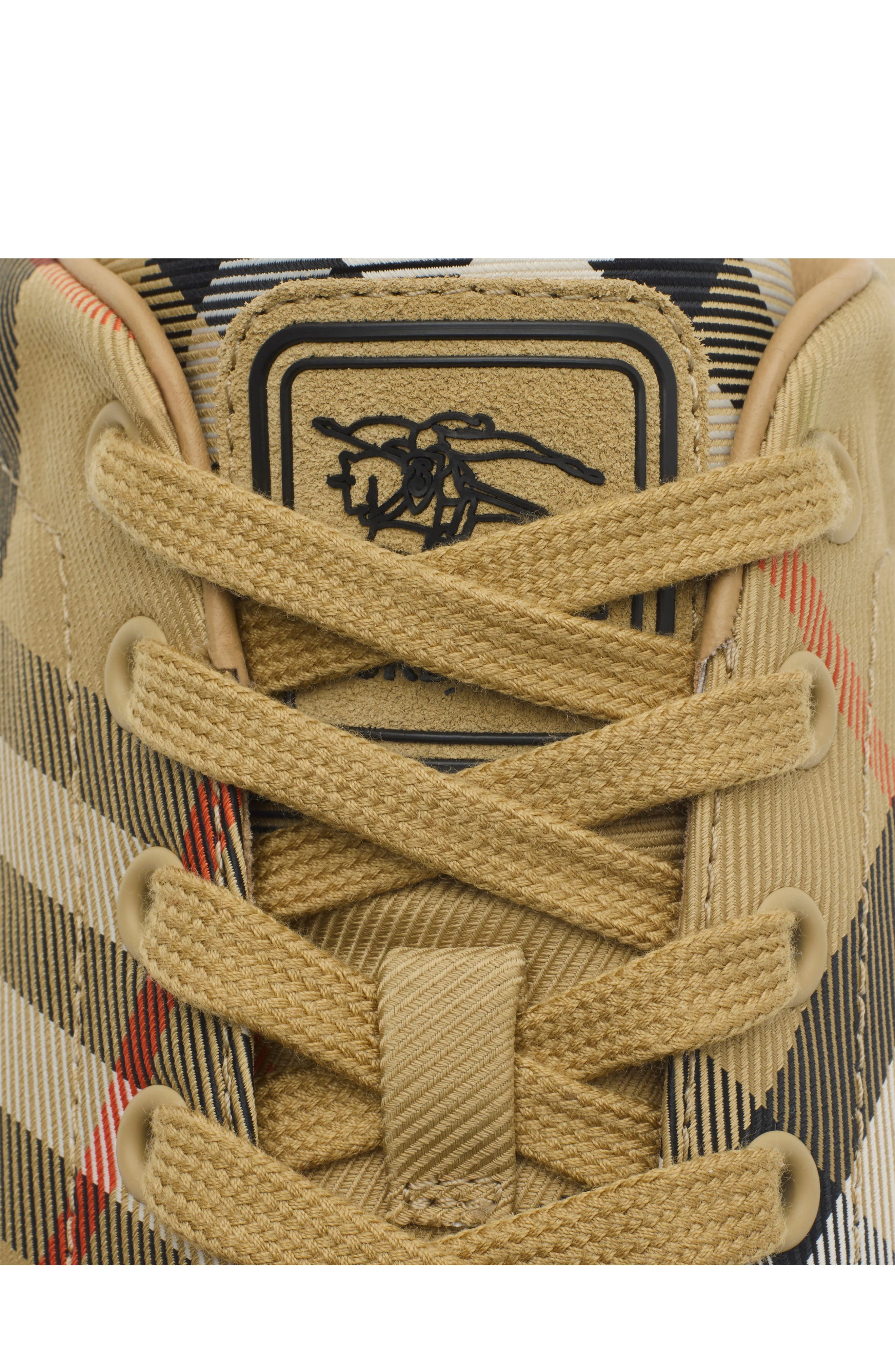 Burberry Set Check Low Top Sneaker, Alternate, color, Sand Ip Check