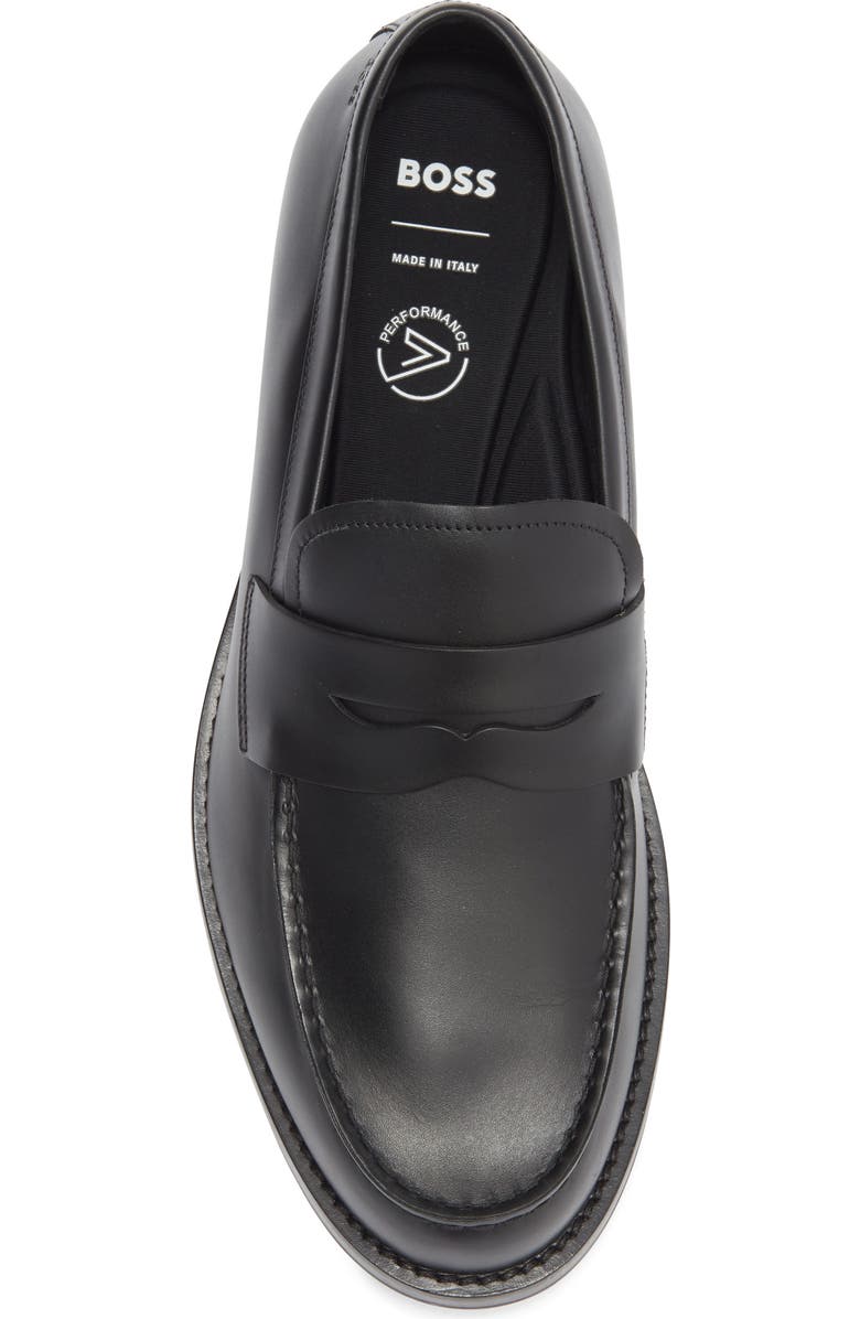 BOSS Letic Penny Loafer, Alternate, color, Black