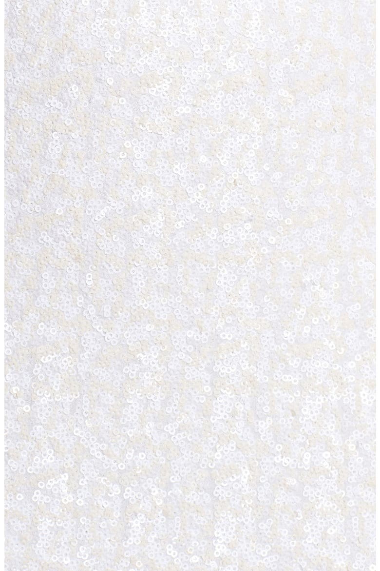'Bridget' Sequin V-Neck Body-Con Dress, Alternate, color, PEARL