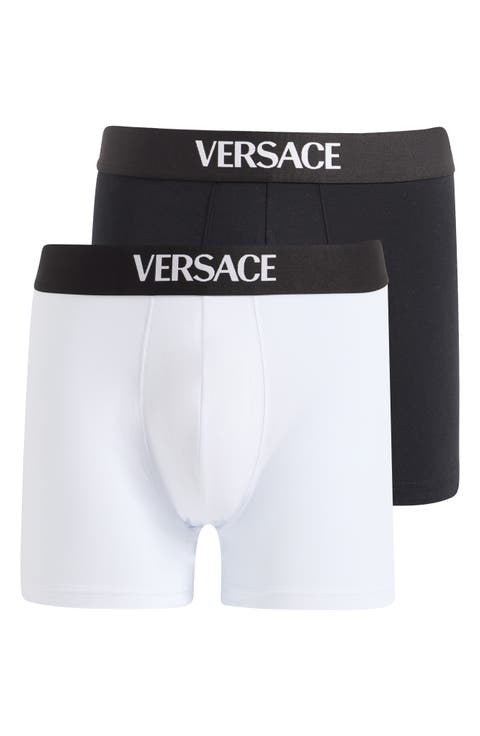 Assorted 2-Pack Essential Logo Stretch Cotton Trunks