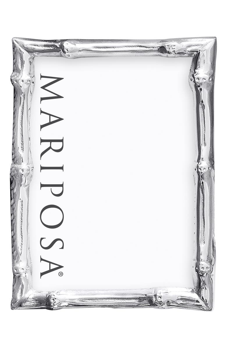 Mariposa Recycled Aluminum Picture Frame, Main, color, Silver