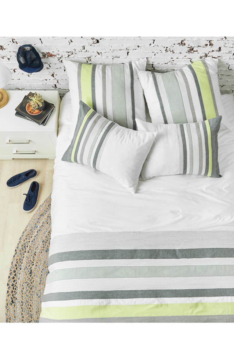 carol 
frank 26" x 26" Jones Cotton Euro Pillow Sham, Alternate, color, White