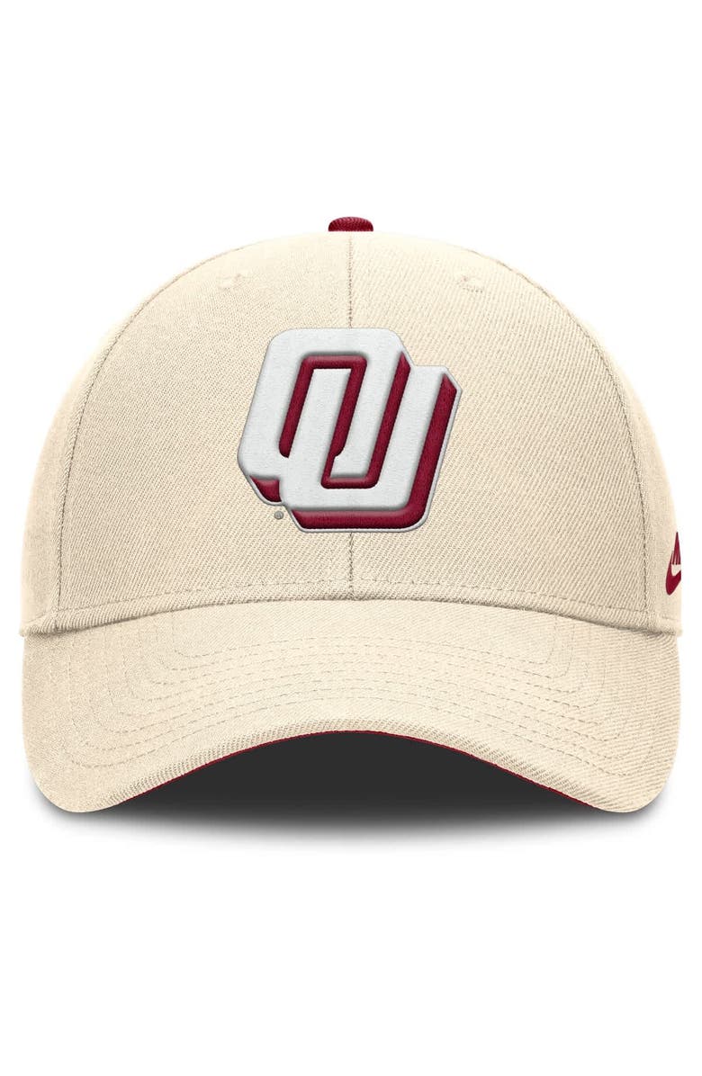 Nike Men's Nike Natural Oklahoma Sooners Rise Legacy Adjustable Hat, Alternate, color, 