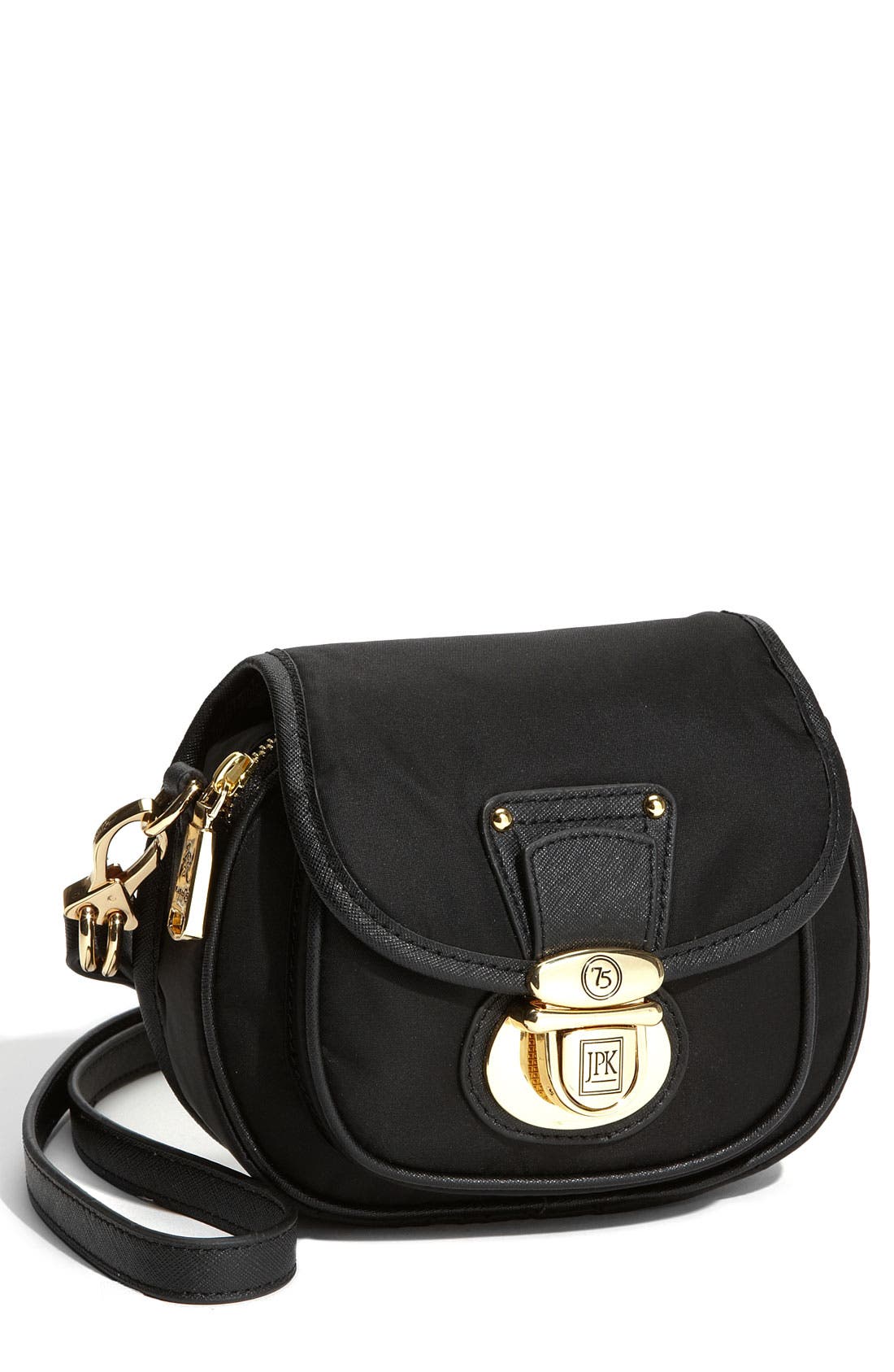 Nylon Mini Bag, Main, color, BLACK