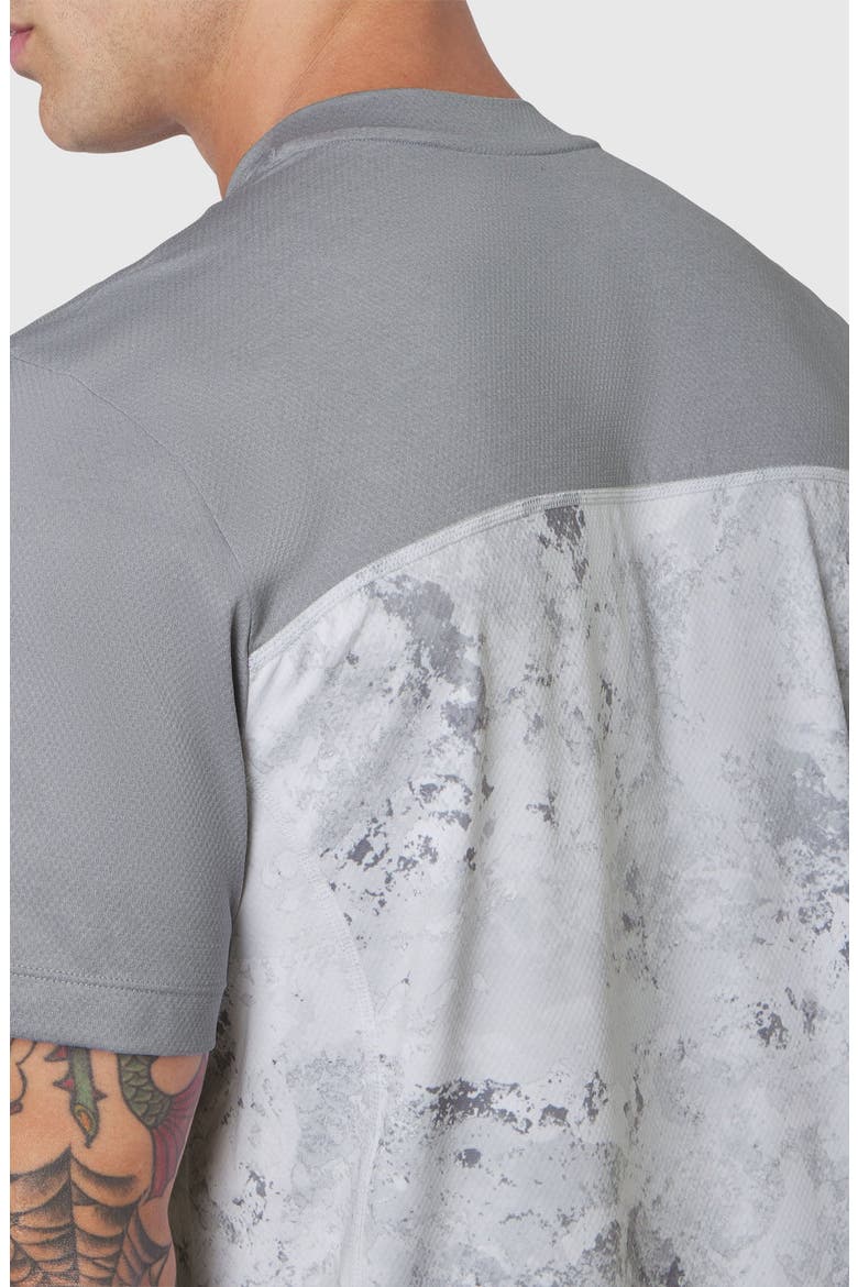 Aerosilver UPF50 Run Tee, Alternate, color, Sedona Snow Camo