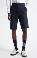 Thom Browne Fit 1 Wool Backstrap Shorts