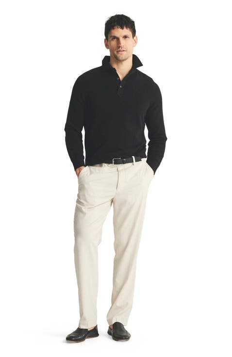Signature Cashmere Long Sleeve Polo