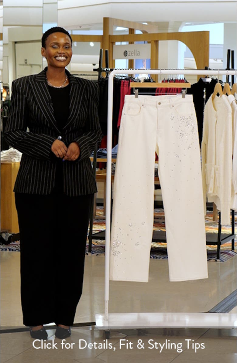 Billie High Waist Straight Leg Jeans, sales video thumbnail