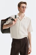 H&M Relaxed-fit linen-blend resort shirt