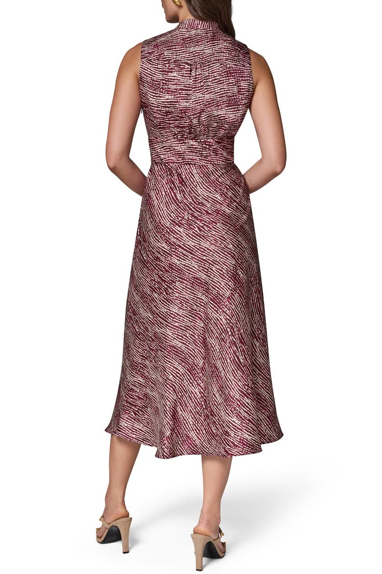 Sleeveless Midi Dress, Alternate, color, PRUNE MULT