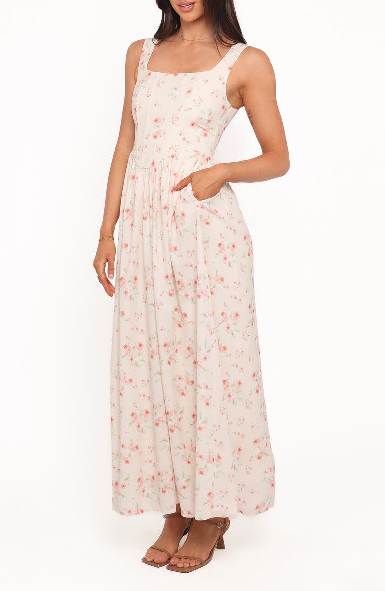 Petal & Pup Vespa Floral Fit & Flare Dress, Alternate, color, 