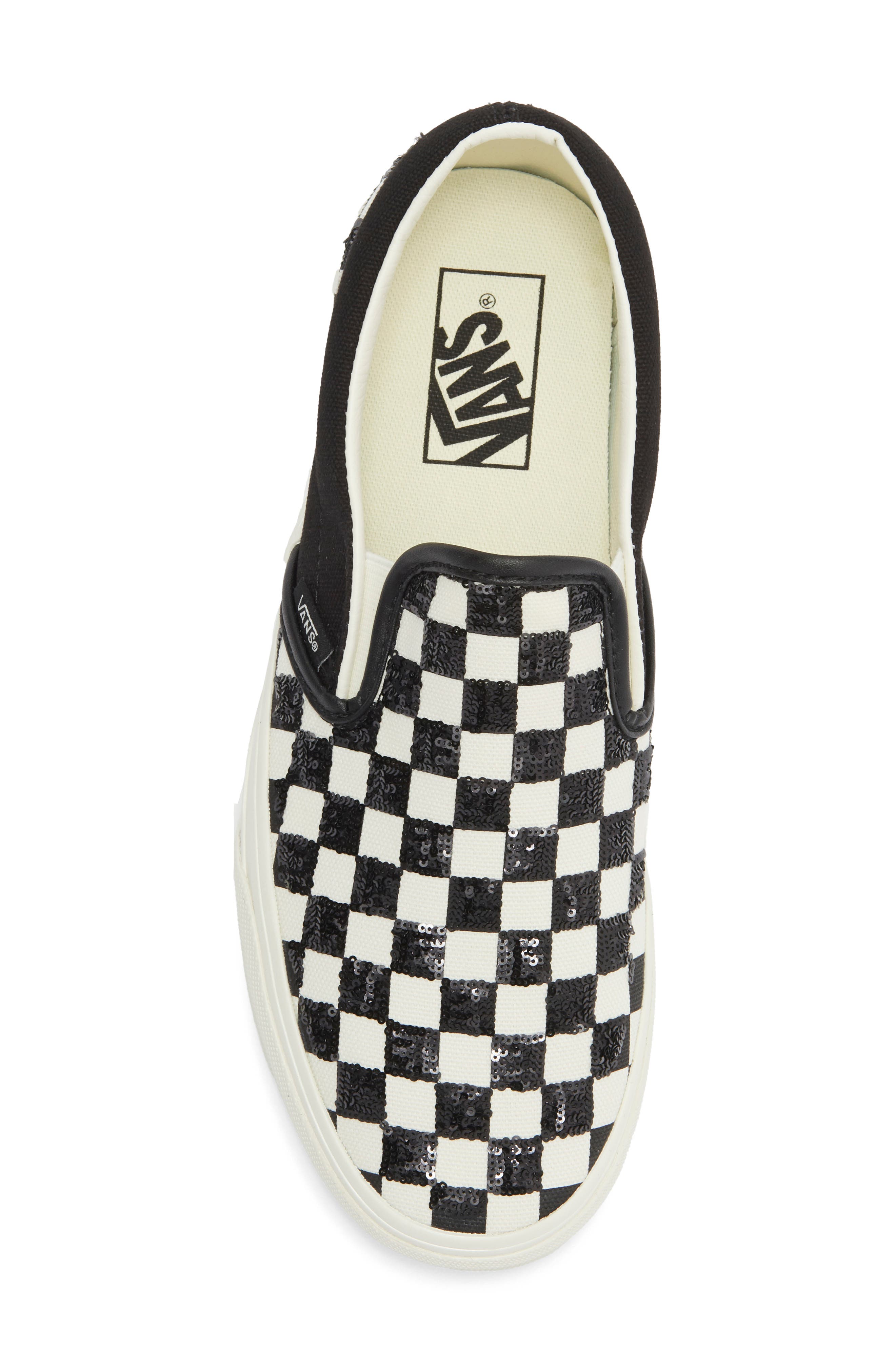 Classic Slip-On Sneaker, Alternate, color, BEADED CHECKERBOARD