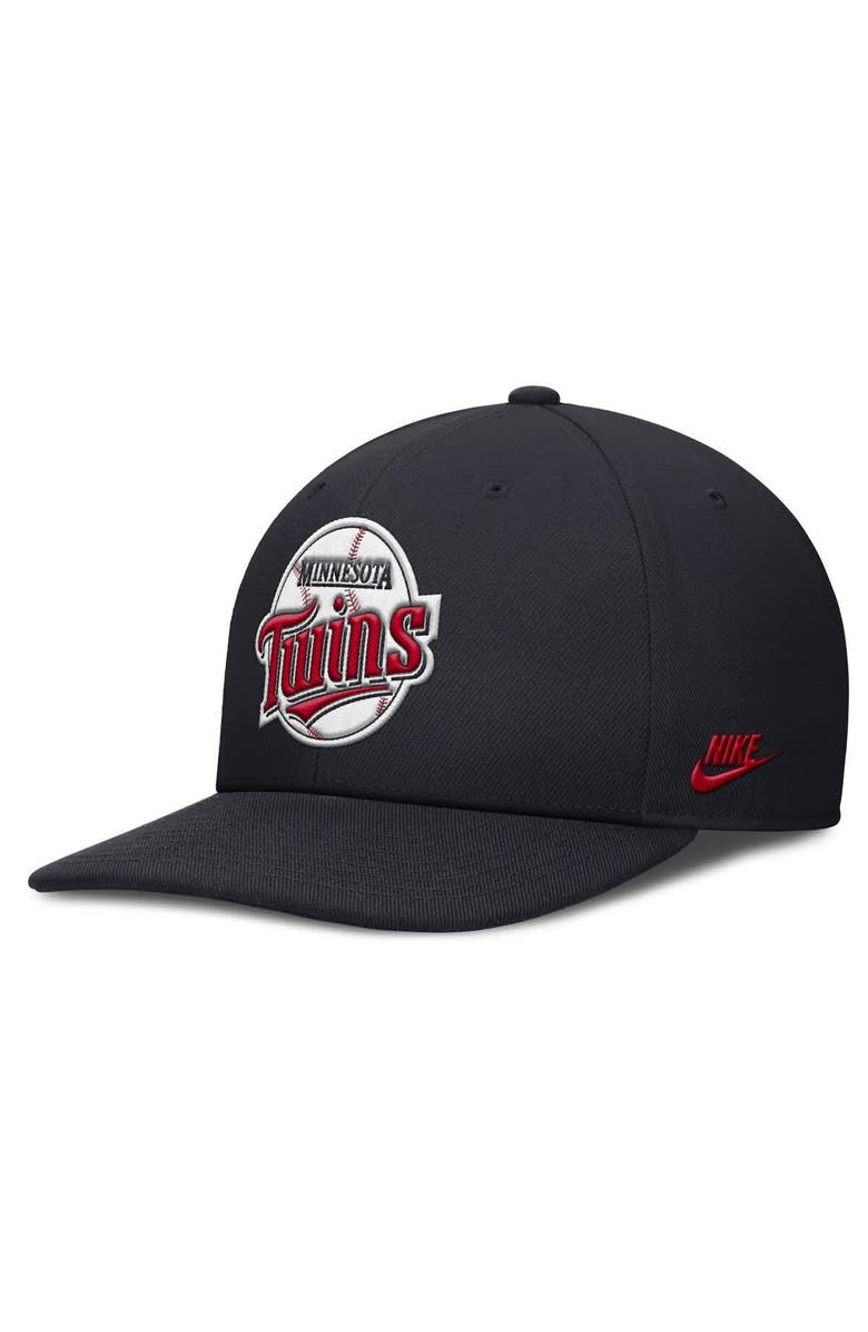 Nike Men's Nike Navy Minnesota Twins Pro Performance Snapback Hat, Alternate, color, Navy