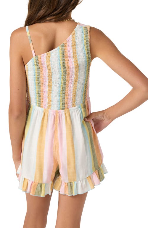 O'neill Kids' Niki Stripe Asymmetric Romper