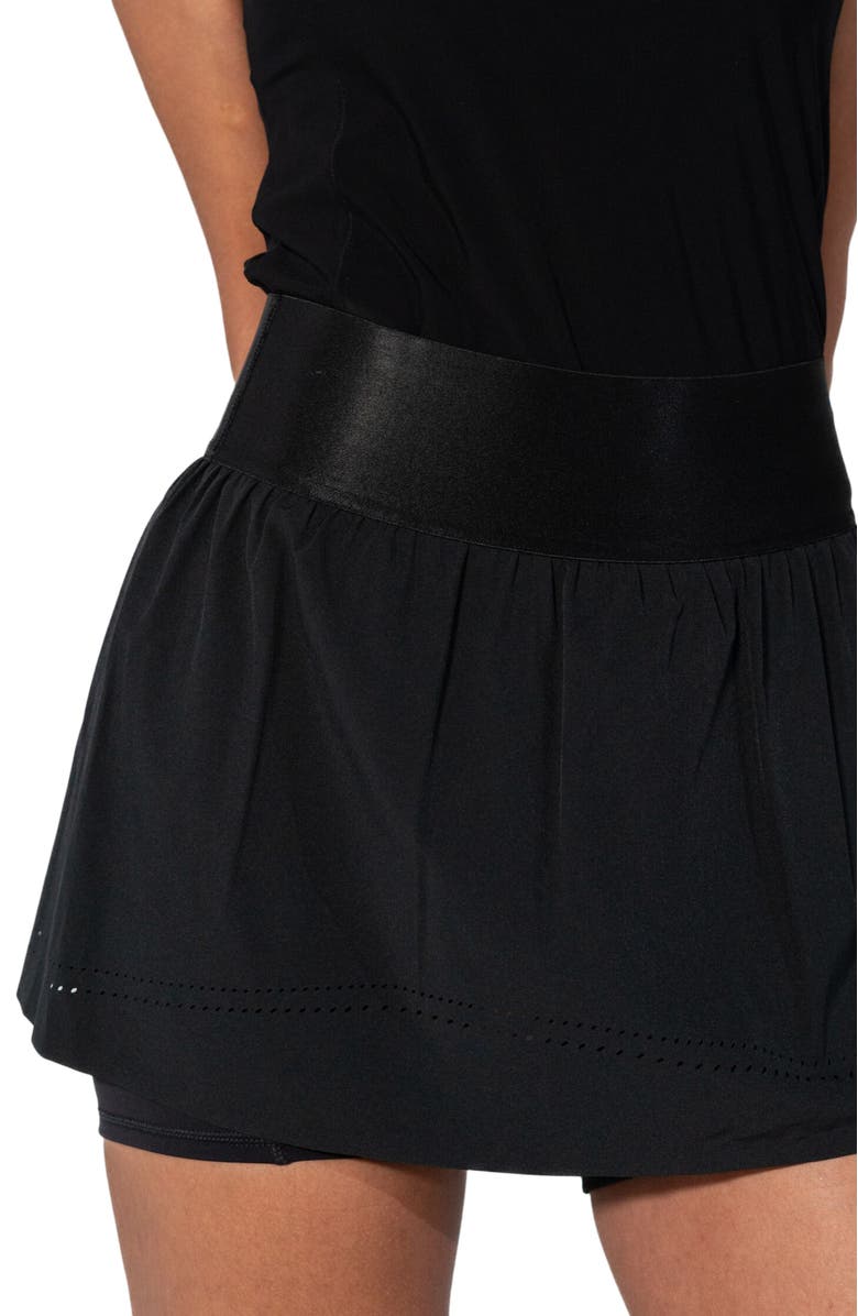AVI Cross-Court Pickleball Skirt, Alternate, color, Black Beauty