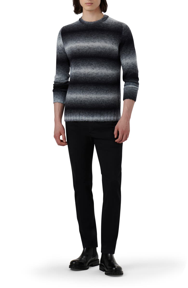 Bugatchi Gradient Stripe Sweater, Alternate, color, Zinc