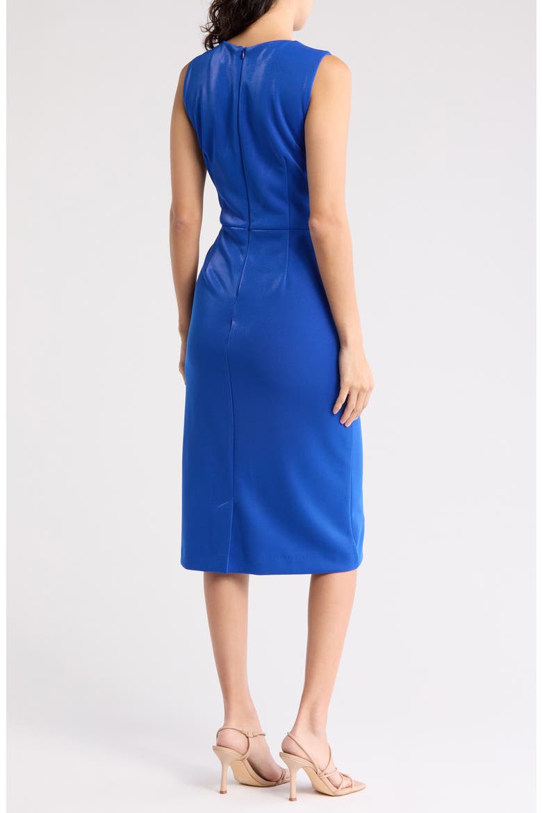 Knotted Sheath Dress, Alternate, color, BLUE