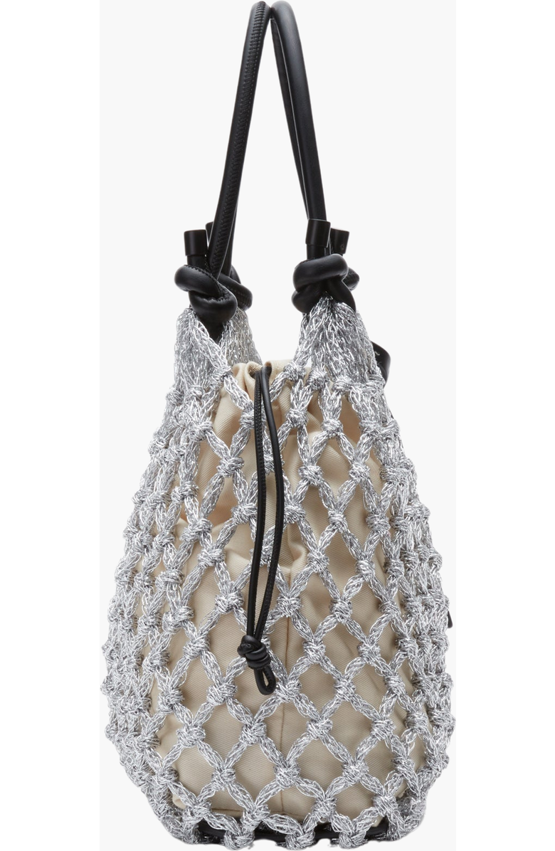 3.1 Phillip Lim Macrame Mini Sac, Alternate, color, Silver