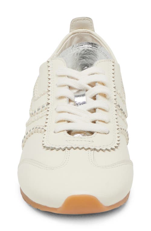 Dolce Vita Delaney Sneaker In Off White Leather