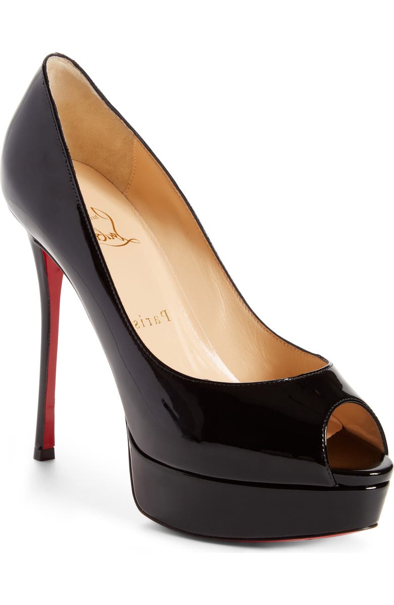 Christian Louboutin Fetish Peep Toe Platform Pump, Main, color,