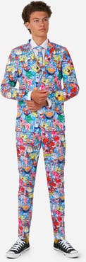 OppoSuits Kids' SpongeBob Frenzy Two-Piece Suit & Tie Set