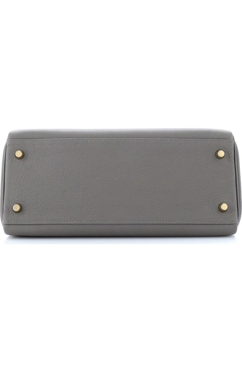 Pre-Owned Hermes Kelly Handbag Grey Togo with Gold Hardware 28, Alternate, color,