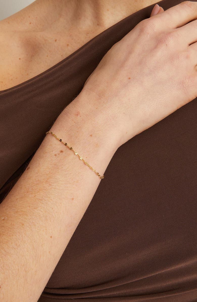 Aurate New York Valentino Chain Bracelet, Alternate, color, Yellow