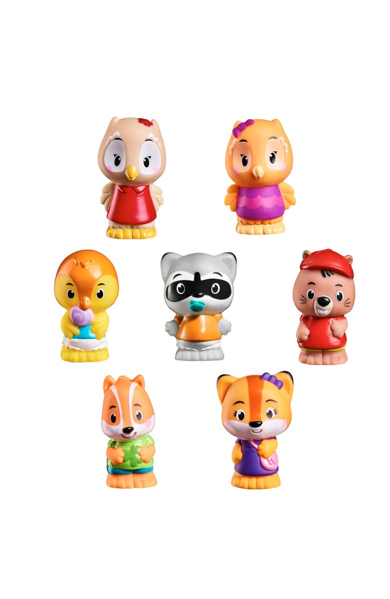 Timber Tots Klorofil Family Forest Friends Playset, 7 Mini Figures, Alternate, color, Multicolored