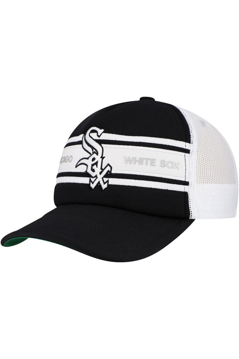Men's   Black Chicago White Sox Sideline Trucker Adjustable Hat, Main, color, Black