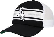 Mitchell & Ness Men's Black Chicago White Sox Sideline Trucker Adjustable Hat