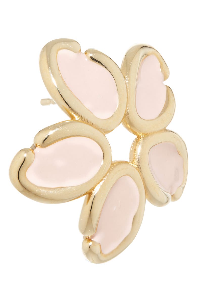 Oscar de la Renta Pavé Flower Drop Earrings, Alternate, color,