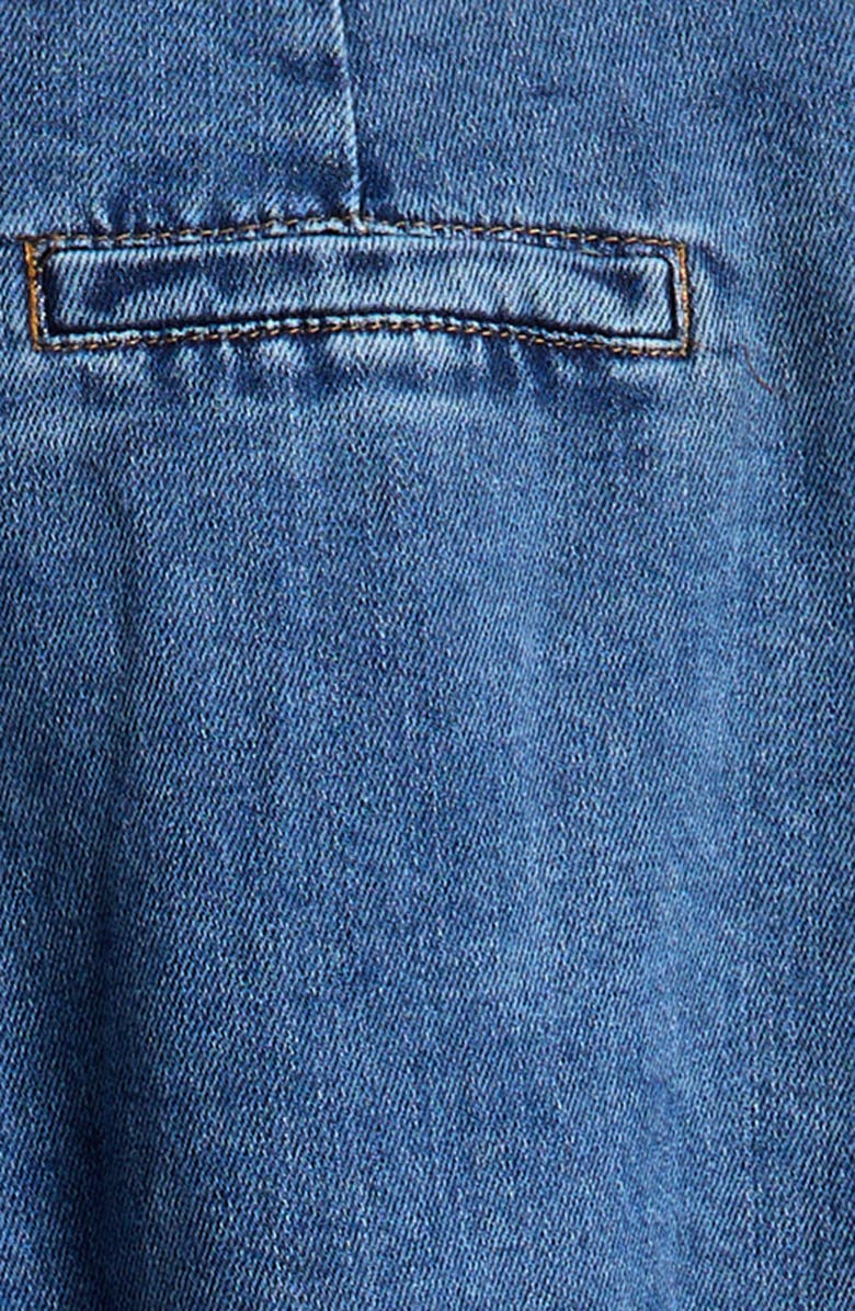 Tractr Kids' Pleated Cuffed Wide Leg Jeans, Alternate, color,