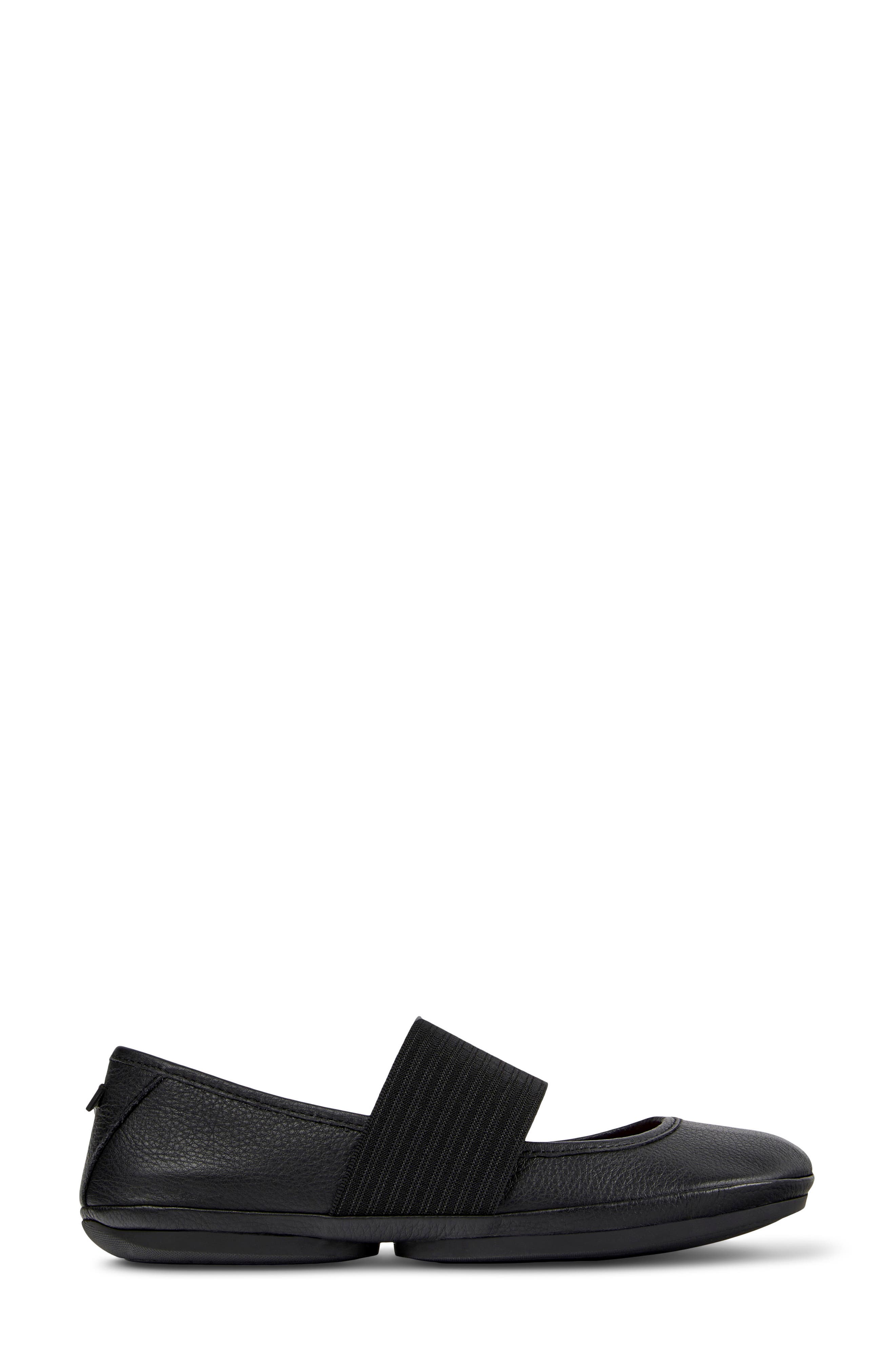 Camper Right Nina Ballerina Flat, Alternate, color, Black