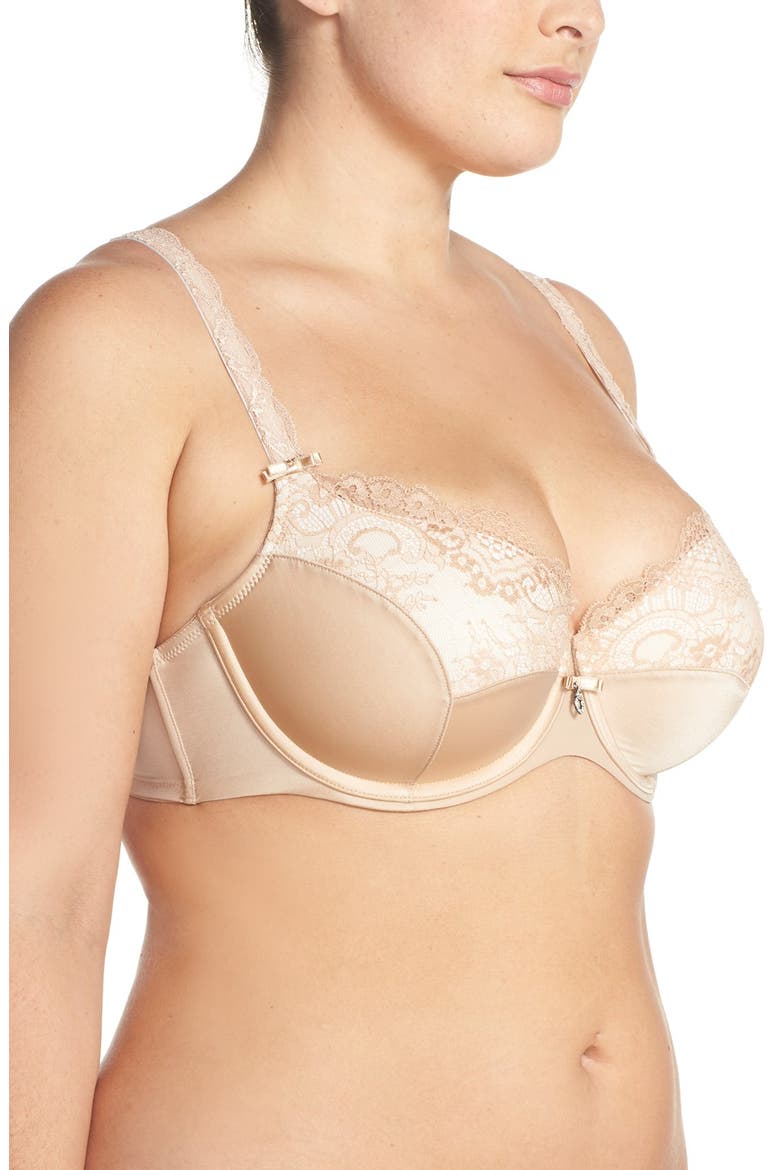 Tulip Lace Balconette Bra, Alternate, color, BOMBSHELL NUDE
