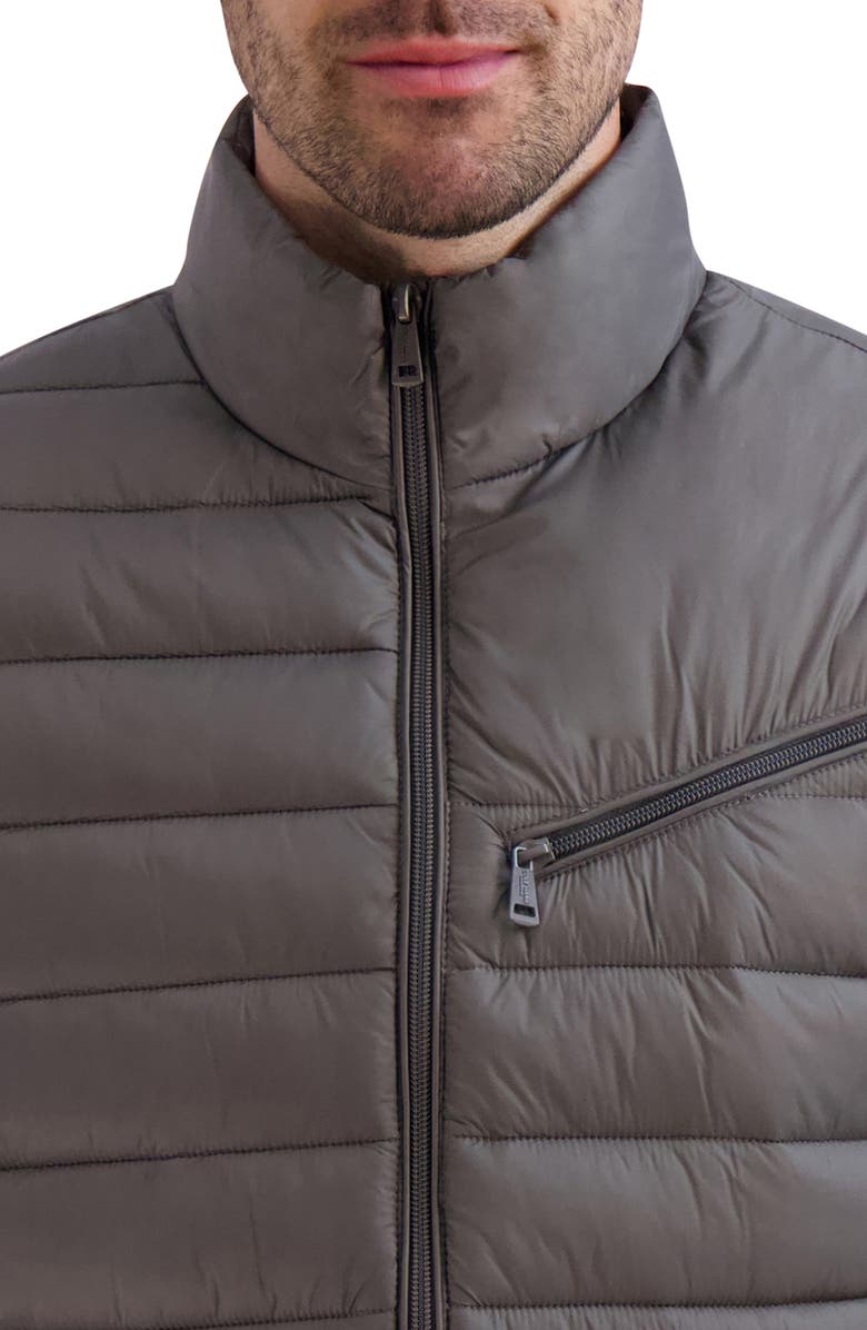 Cole Haan Signature Quilted Puffer Vest, Alternate, color, Charcoal