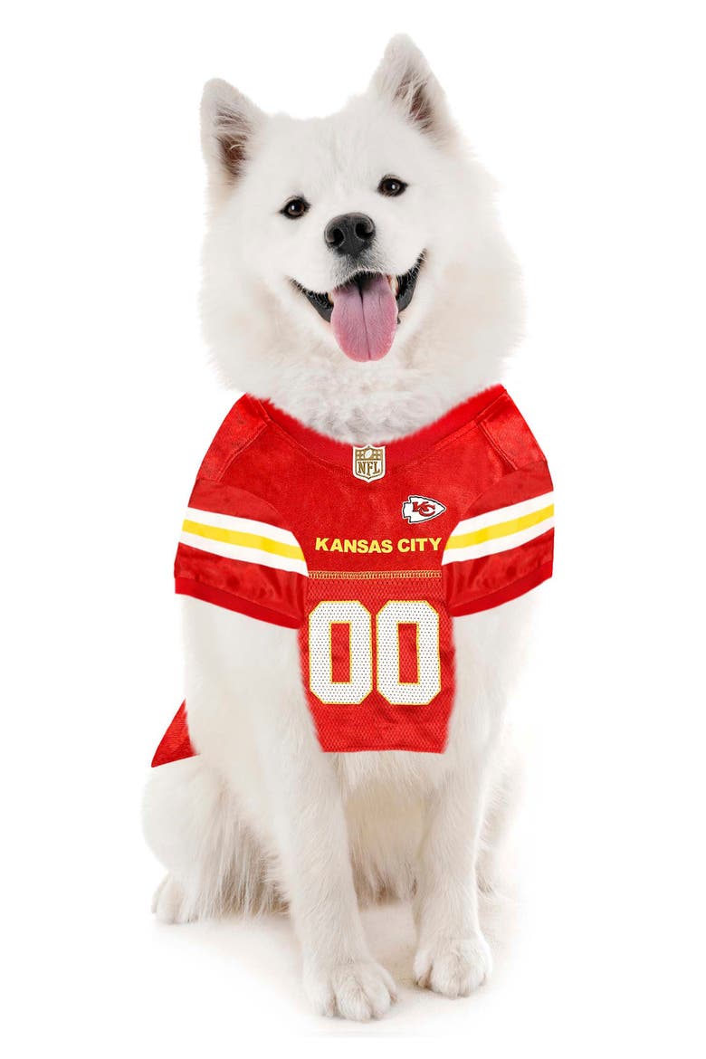 Kansas City Chiefs Dog Jersey, Alternate, color, RED