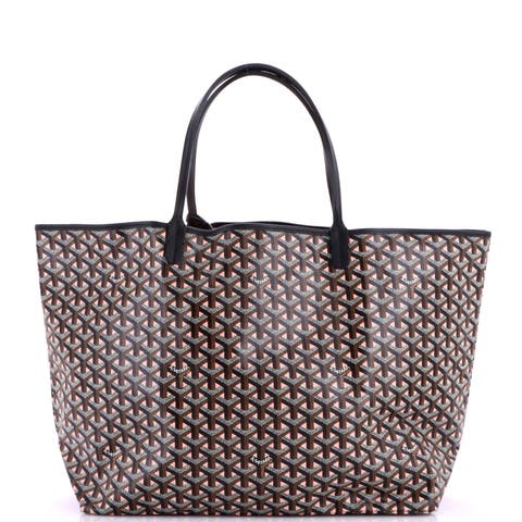 Saint Louis Tote Claire Voie Coated Canvas GM
