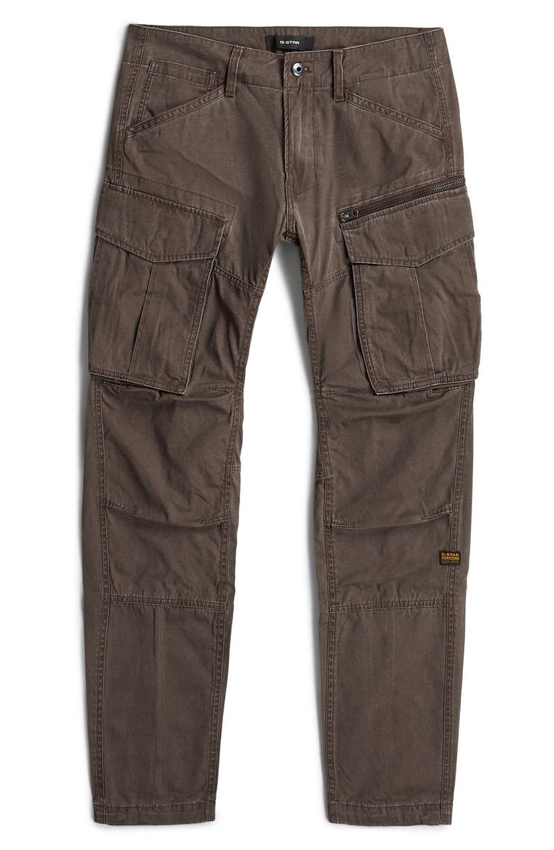 G-STAR Rovic 3D Regular Fit Tapered Cargo Pants, Alternate, color, Java/ Elephant Skin