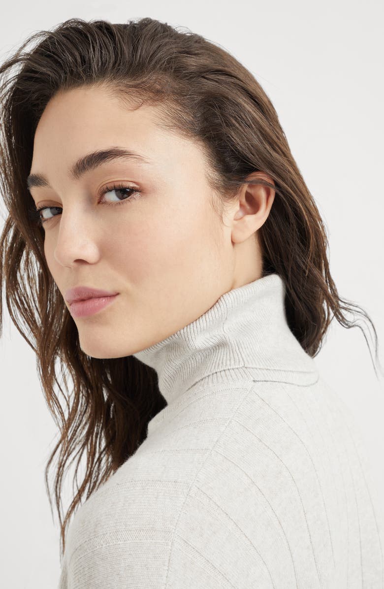 Brunello Cucinelli Turtleneck sweater with monili, Alternate, color,