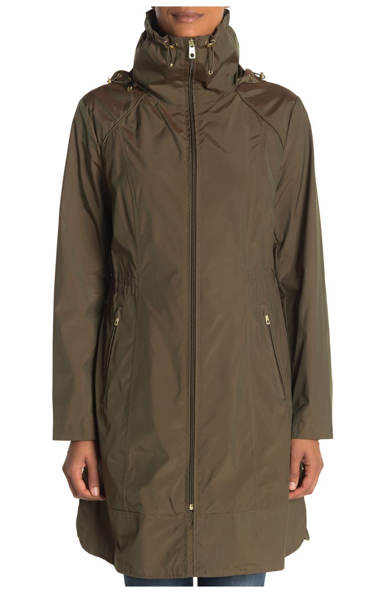 Packable Hooded Rain Jacket