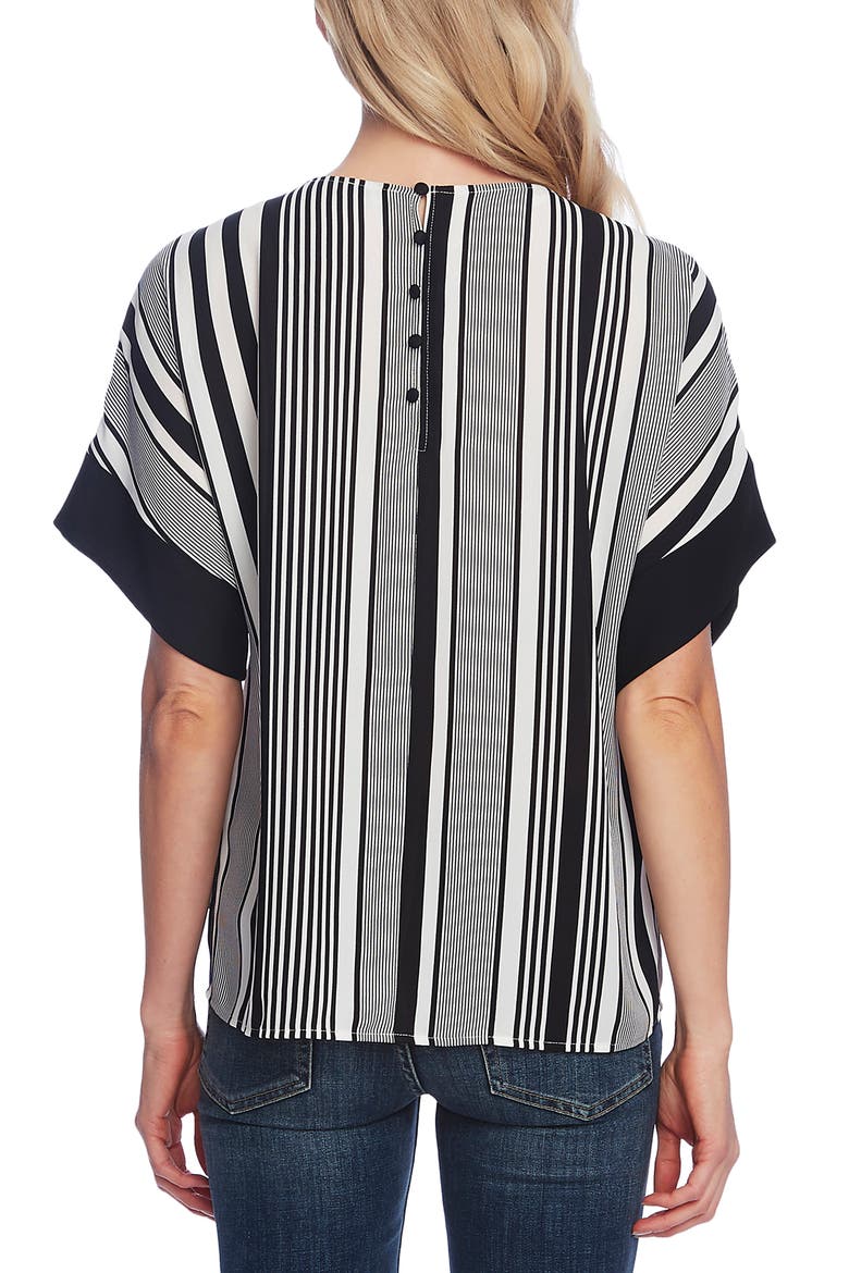 Variegated Stripe Top, Alternate, color, RICH BLACK