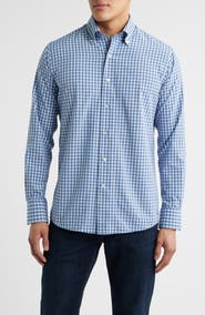 Peter Millar Crown Crafted Davis Performance Poplin Button-Down Shirt