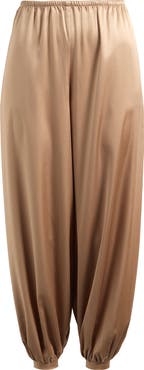 Reformation Aven Satin Balloon Pants