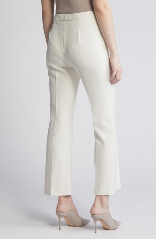 Hugo Boss Boss Tizora Crop Pants In Soft Cream