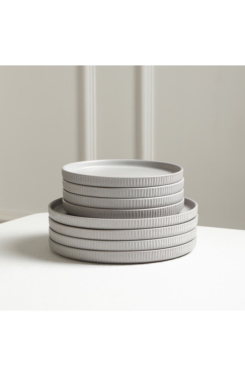Stone Lain Haven Stoneware 4-Piece Dinner Plate Set, Alternate, color, 