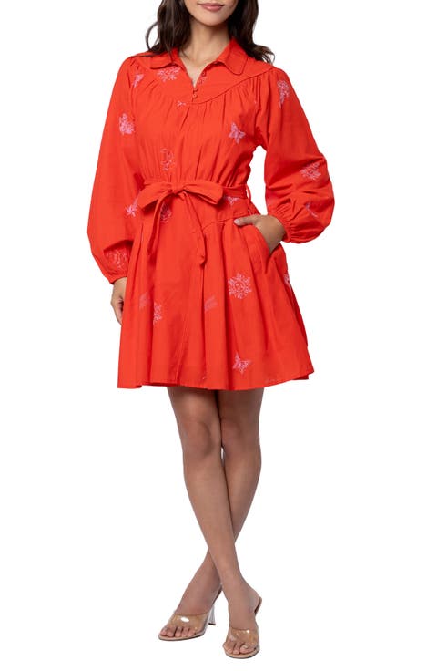 Zephyr Long Sleeve Minidress