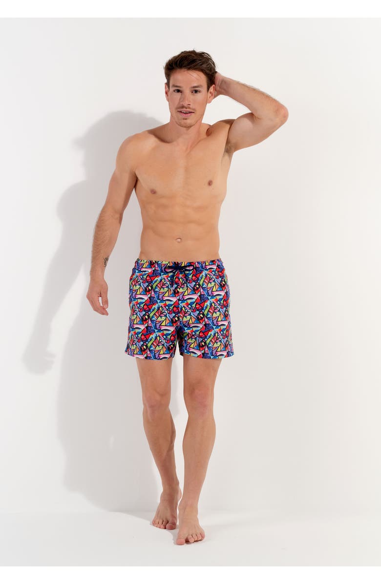 HOM Idylle Beach Boxer, Alternate, color, Multico Print