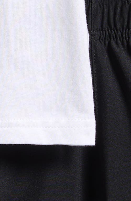 Adidas Originals Adidas Kids' Graphic T-shirt & Shorts Set In White